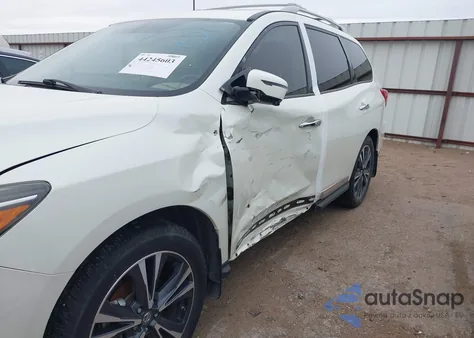 2017 Nissan Pathfinder Platinum from USA, damaged, VIN 5N1DR2MN6HC682803